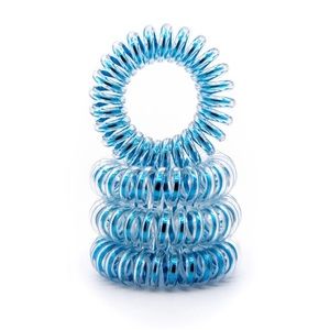 New Gummibands 4 Metallic Blue Hair Cords